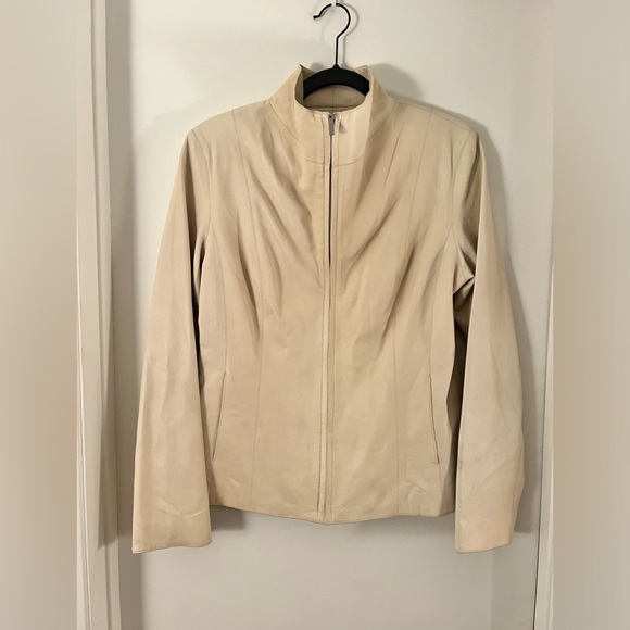 Cole Haan Genuine Lamb Skin Jacket, Size 10 Woman’s - Picture 2 of 4